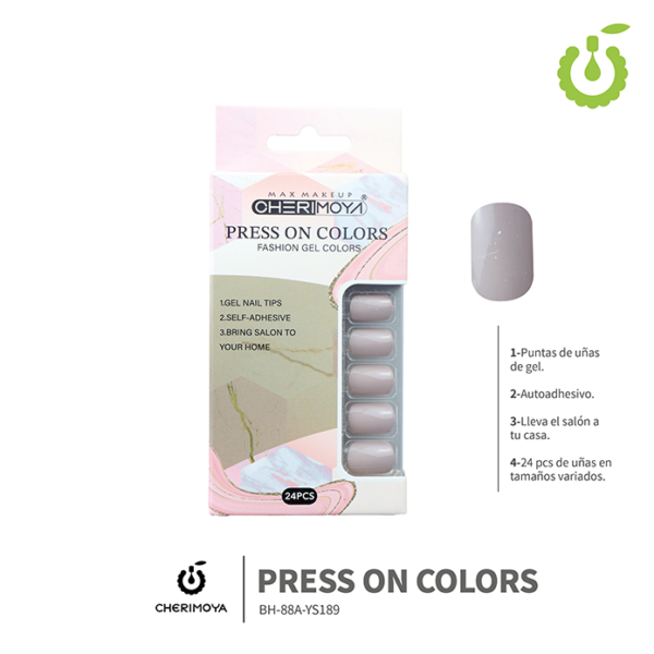 Press on Colors 24 pcs Nude 1 - Cherimoya
