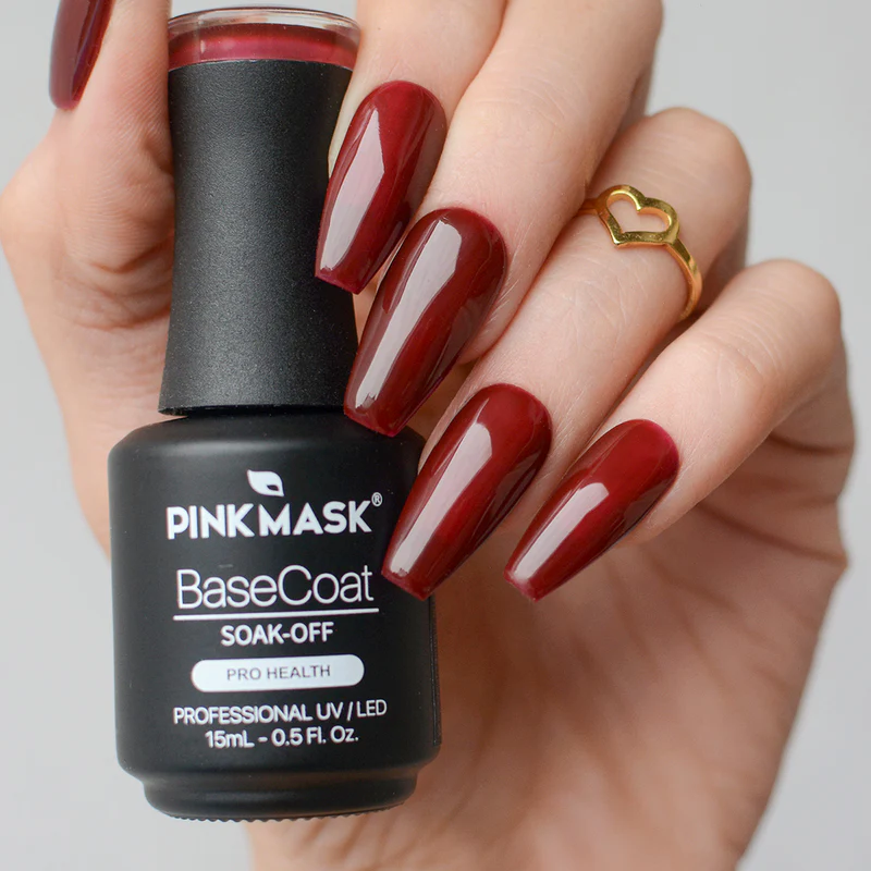 Mano-ColorBaseCoat-Syrah2 Base coat color Syrah - Pink Mask 15ml - Imagen 4