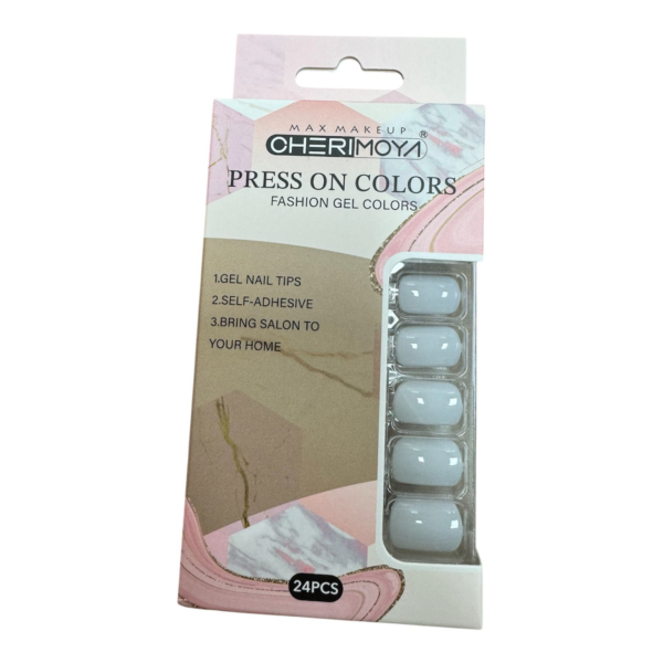 Press on Colors 24 pcs Gris - Cherimoya