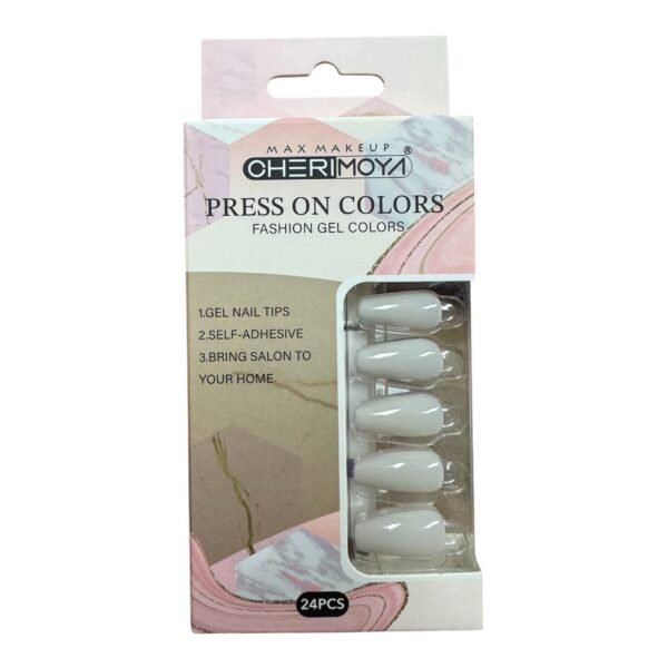 Press on Colors 24 pcs Coffin Nude 1 - Cherimoya