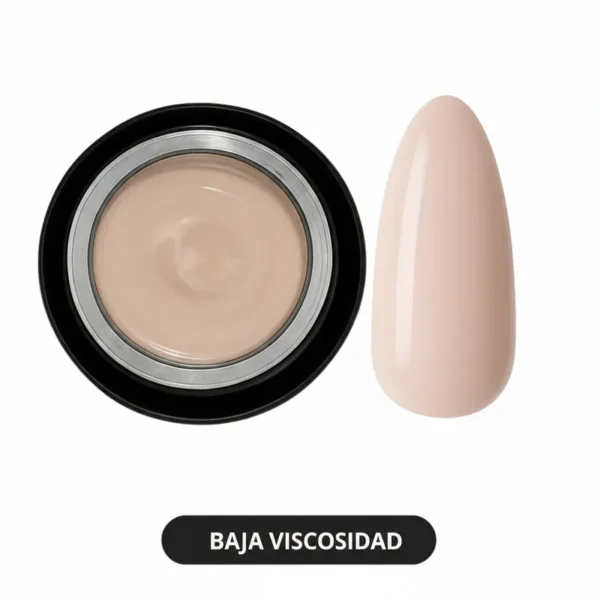 Builder gel in a pot Creamy Ash - Pink Mask (gel de construcción)