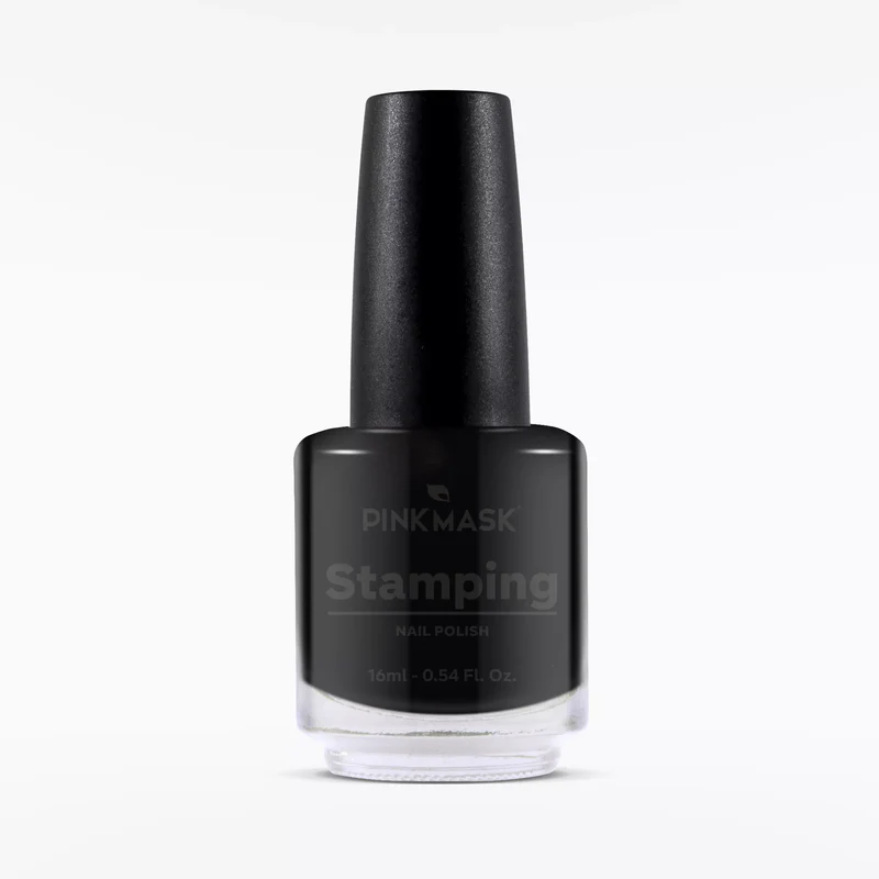 render-stamping-negro Esmalte de stamping negro - Pink Mask - Imagen 3