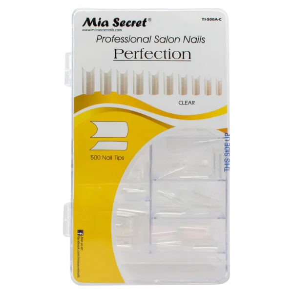 Tips Perfection x 500U clear - Mía Secret